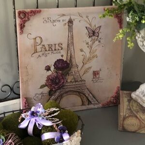 Canvas Paris Print